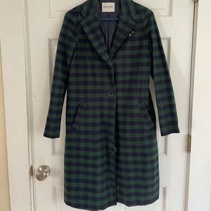 Bobo Choses fully lined lightweight wool jacket.